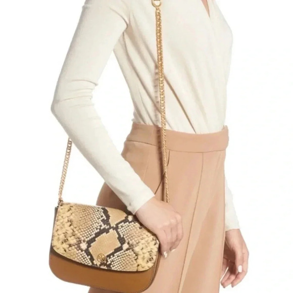 Tory Burch Robinson Exotic Convertible
Shoulder Bag $598 - Picture 5 of 11